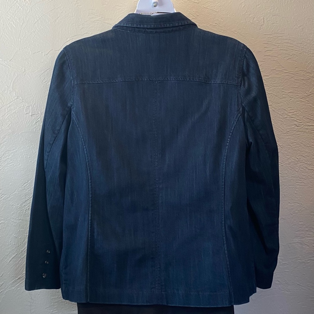 Dana Buchman Women’s Tailored Dark Denim Blazer/Jacket 2X - Picture 2 of 12